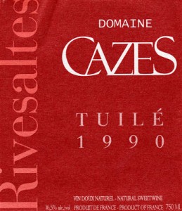 vin rivesaltes cazes