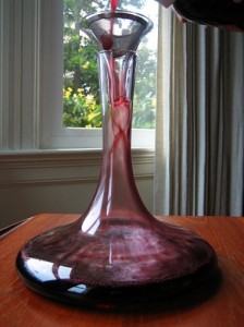 decanter un vin